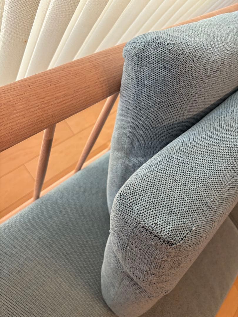 飛騨の家具　日進木工×TWO-ONE STYLE　3人掛けソファ『ブランカ』