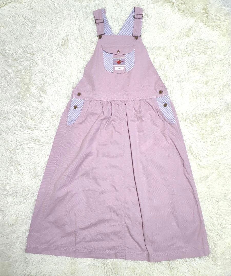 PINK HOUSE 25年 ギンガムチェック使いサロペット