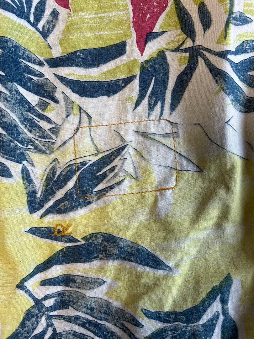 アヌエヌプリントの908ローファープルシャツ(インディゴ)