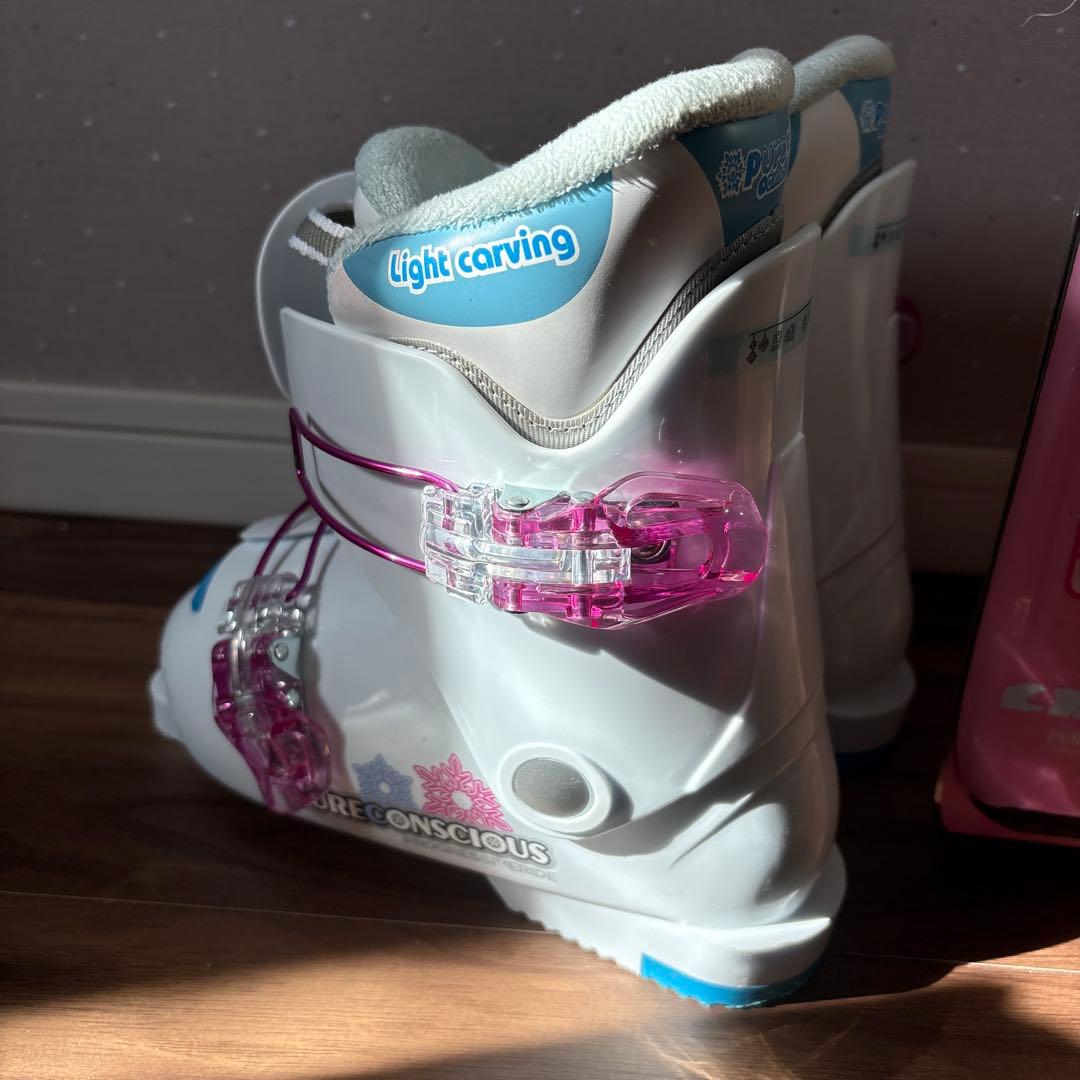 晶さん専用子供用　スキー板、ストック、ブーツセット　100cm