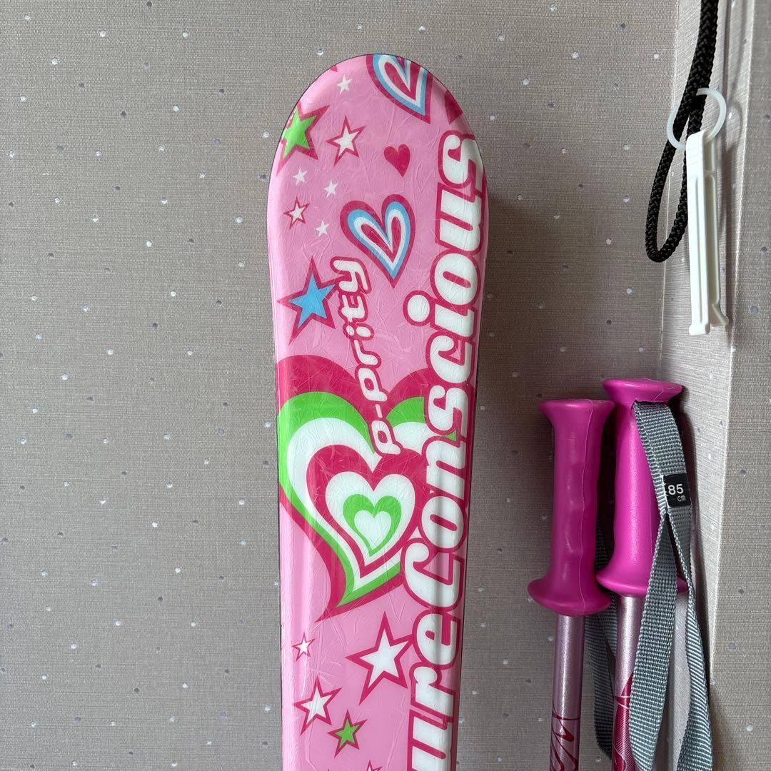 晶さん専用子供用　スキー板、ストック、ブーツセット　100cm