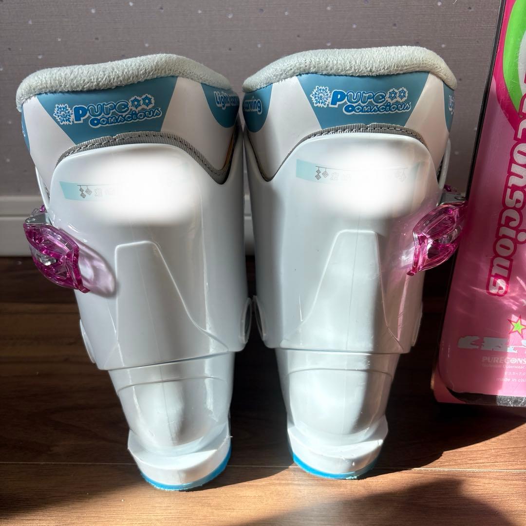 晶さん専用子供用　スキー板、ストック、ブーツセット　100cm