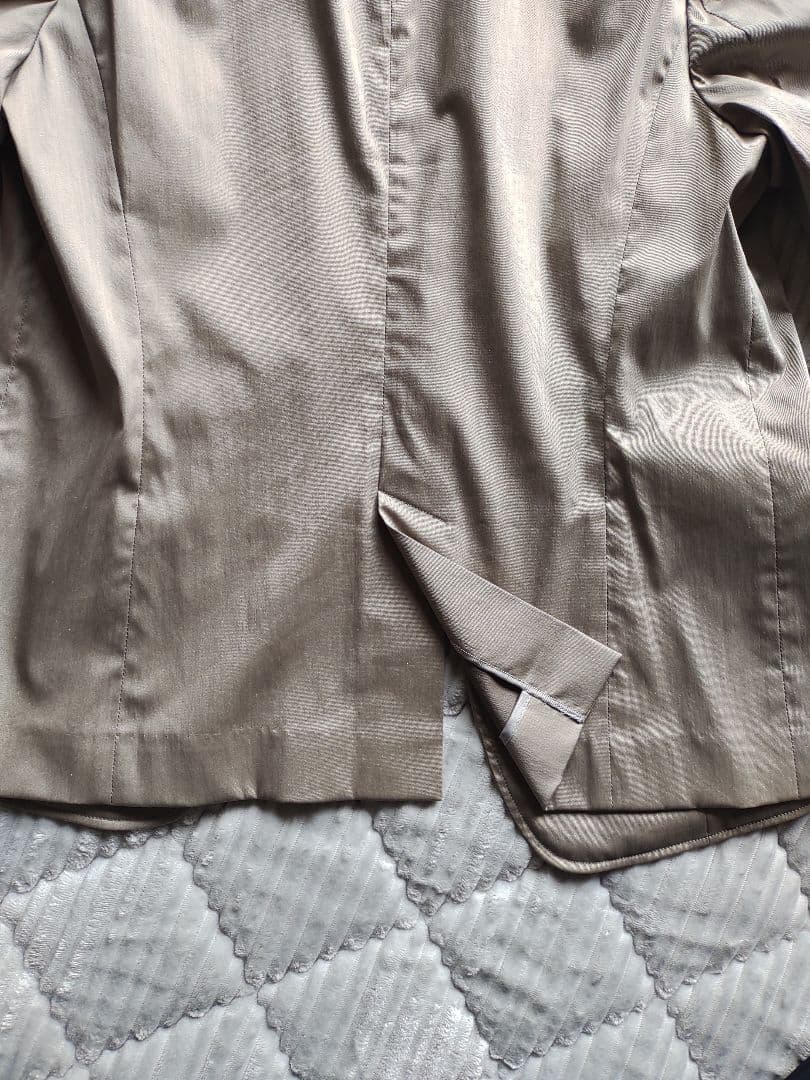 23区　大きいサイズ　ストレッチパンツスーツ　セットアップ　ライトブラウン系