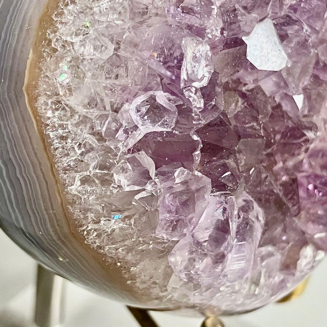 Summer Sale【A】ハイクオリティ✴︎アメジストアゲートハートシェイプ