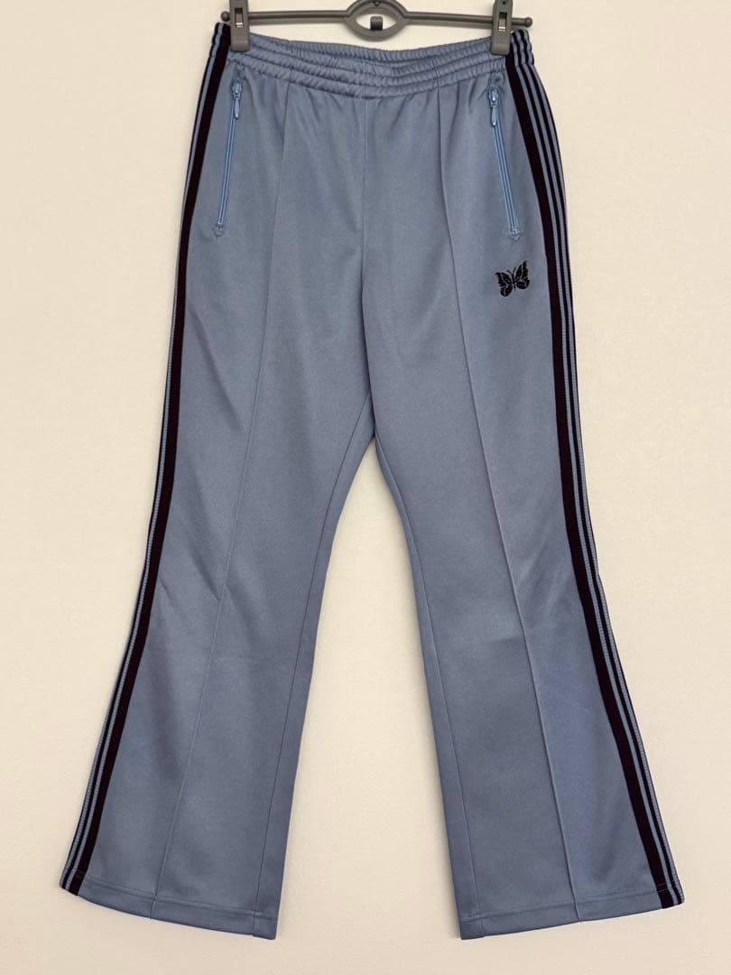 Needles トラックパンツ ブーツカット ブルー ニードルズ