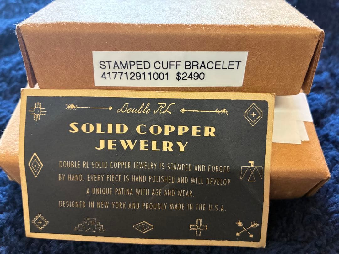 RRL バングル ブレスレット 純銅ジュエリー ダブルアールエル 正規品