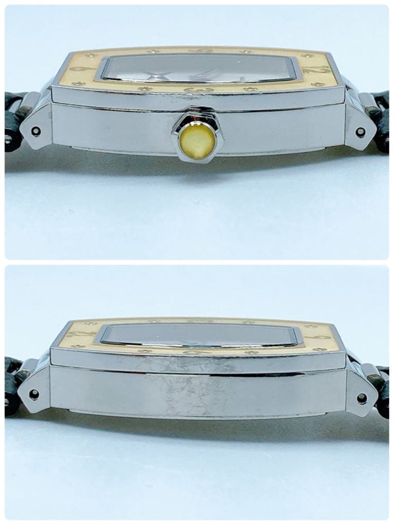 627 モーブッサン　9112130 トノー　ダイヤ　シェルベゼル　腕時計