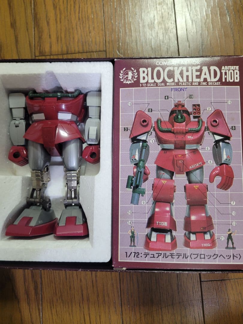 デュアルモデル 太陽の牙 ダグラム ブロックヘッド　ジャンク　デカール欠品