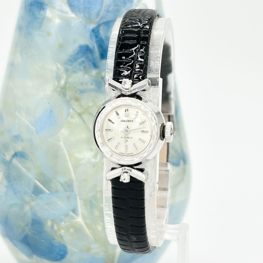 SEIKO セイコー 21石 14KWG 11-0270 手巻き 腕時計