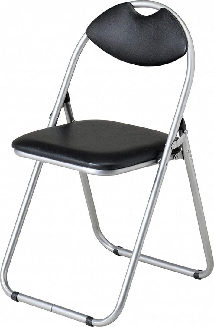 ★新品未使用★ パール金属 パイプイス 4脚 会議用 BK N-7874