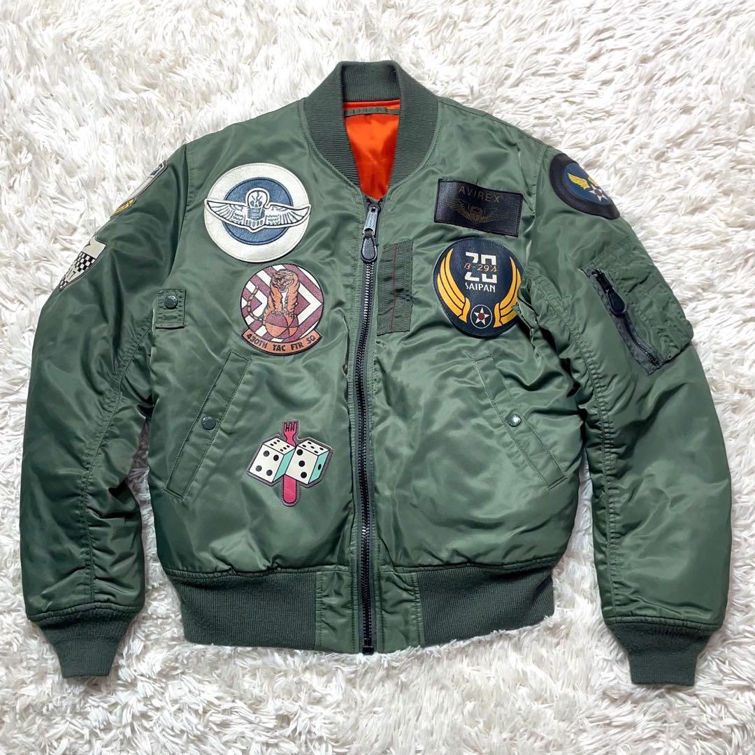 AVIREX トップガンカスタム MA-1フライトジャケット 長渕剛 M