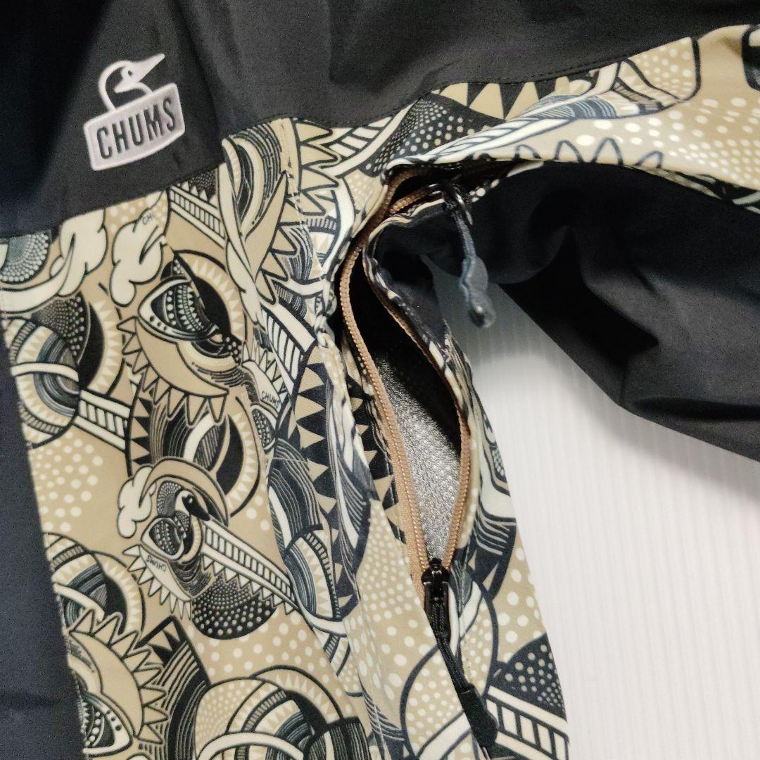 CHUMS アートプリント ゴアテックス マウンテンパーカー