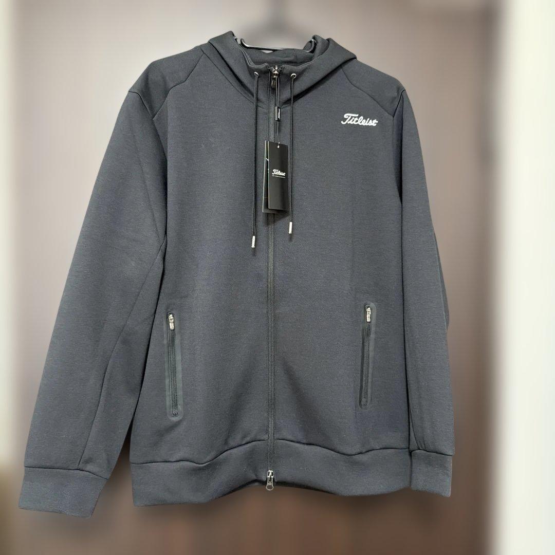 未使用品　タイトリスト　ブラック　パーカー & パンツ上下セット　LL メンズ
