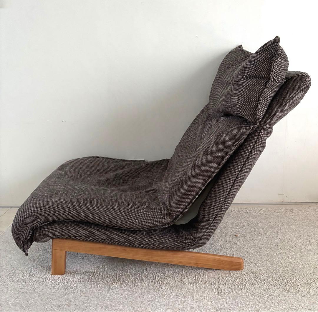 【無印良品】【送料込】ハイバック リクライニングソファ（1シーター）　ブラウン