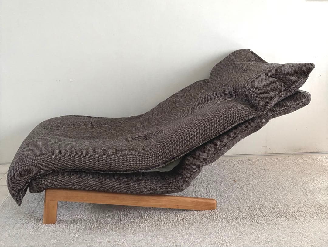 【無印良品】【送料込】ハイバック リクライニングソファ（1シーター）　ブラウン