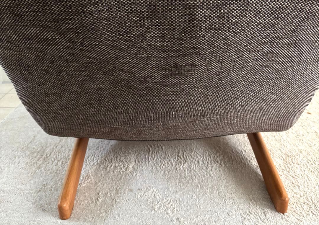 【無印良品】【送料込】ハイバック リクライニングソファ（1シーター）　ブラウン