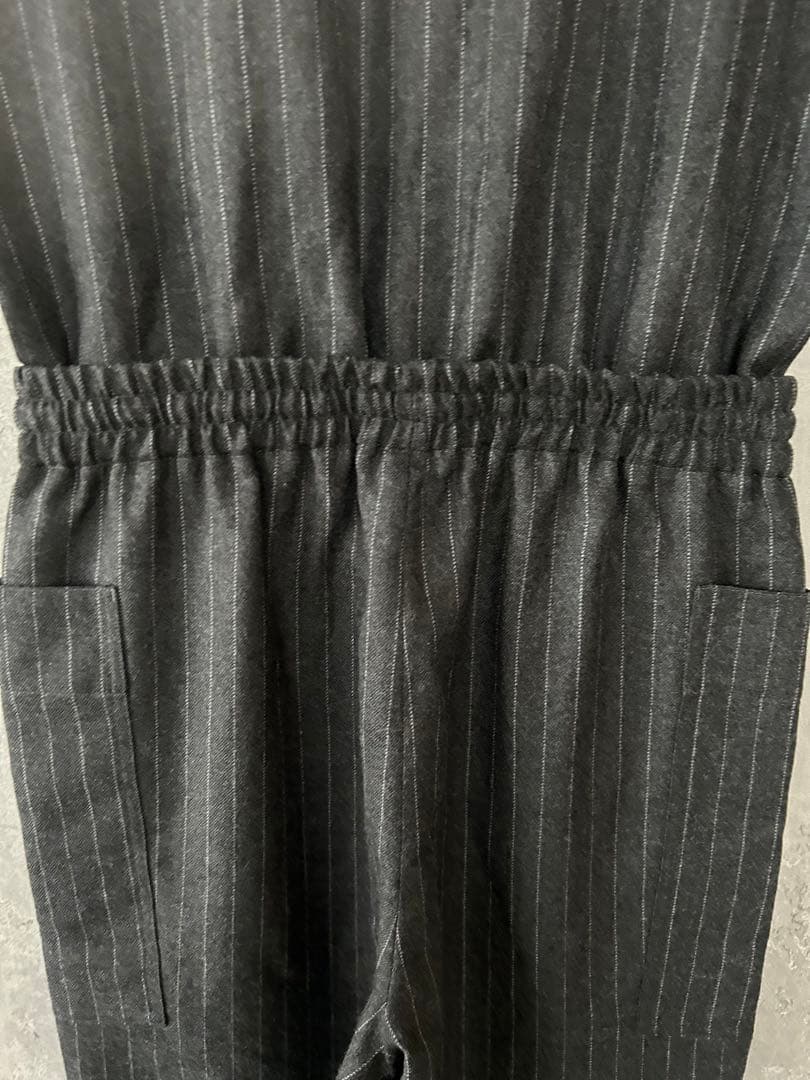 完売品 nicholson&nicholson ウールストライプオールインワン