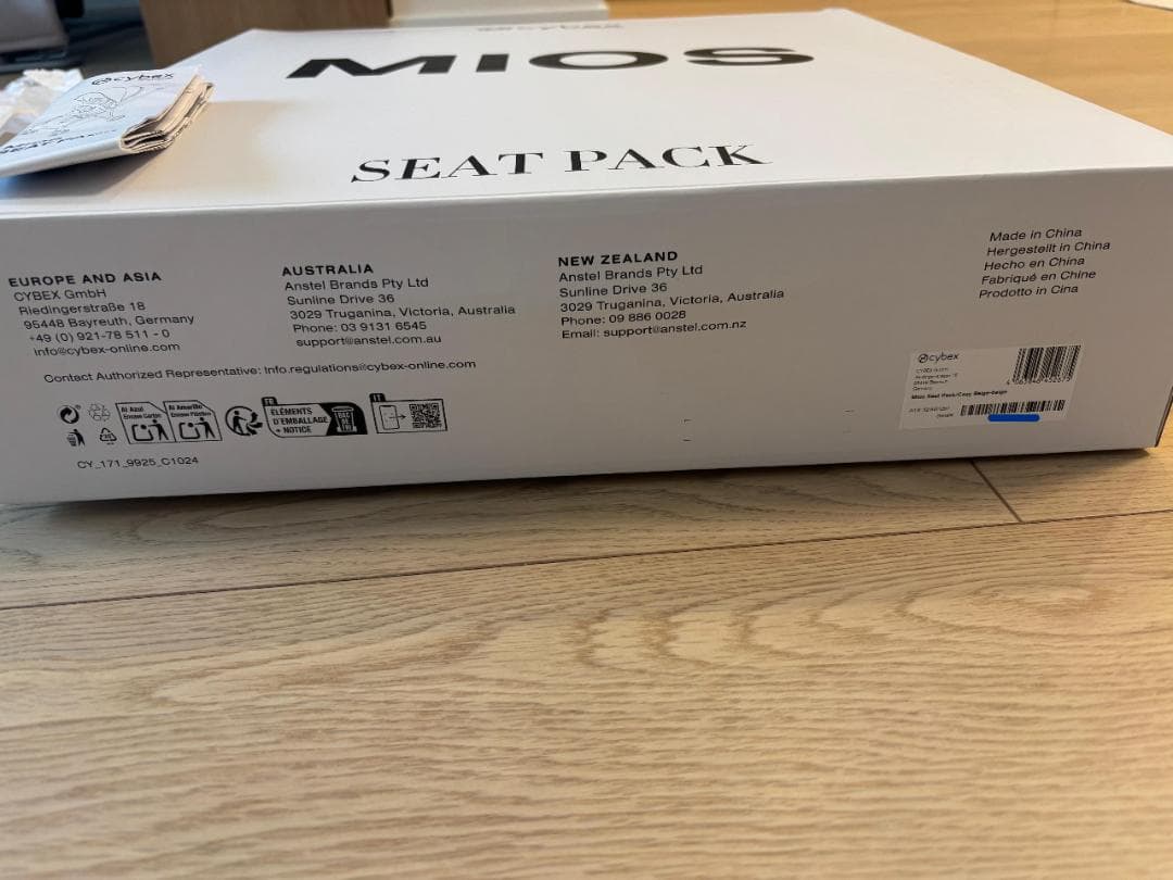 【25年9月購入/未使用】サイベックス ミオス JP3 シートパック ベージュ