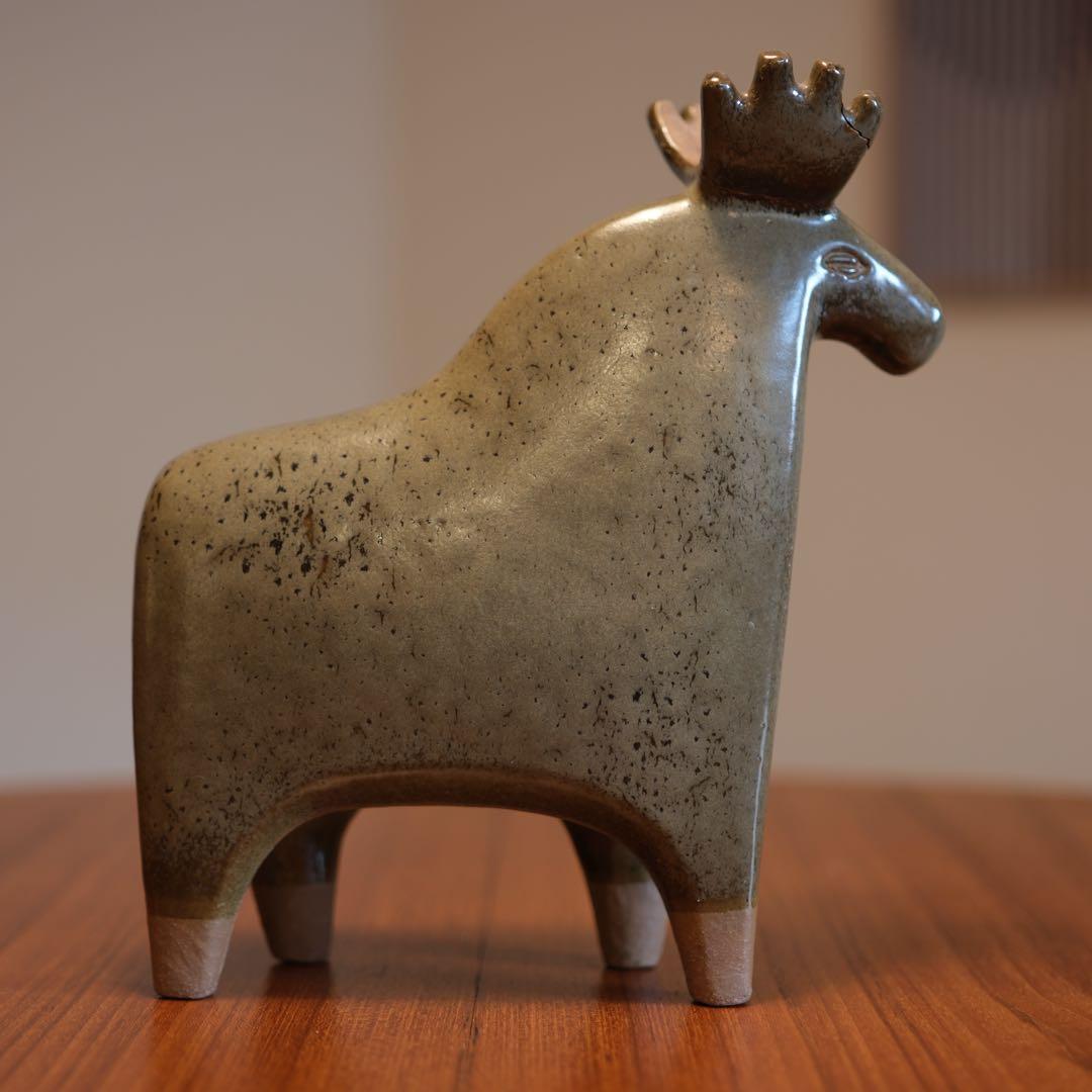 【ささ17】リサ・ラーソン 大きな動物園 ヘラジカ Lisa Larson