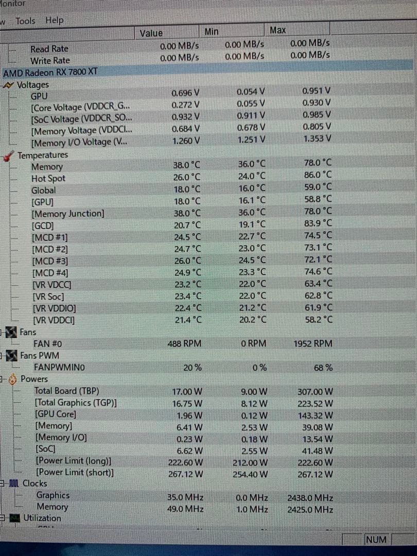 グラフィックボード・グラボ・ビデオカード Sapphire AMD Radeon RX 7800 XT 16GB