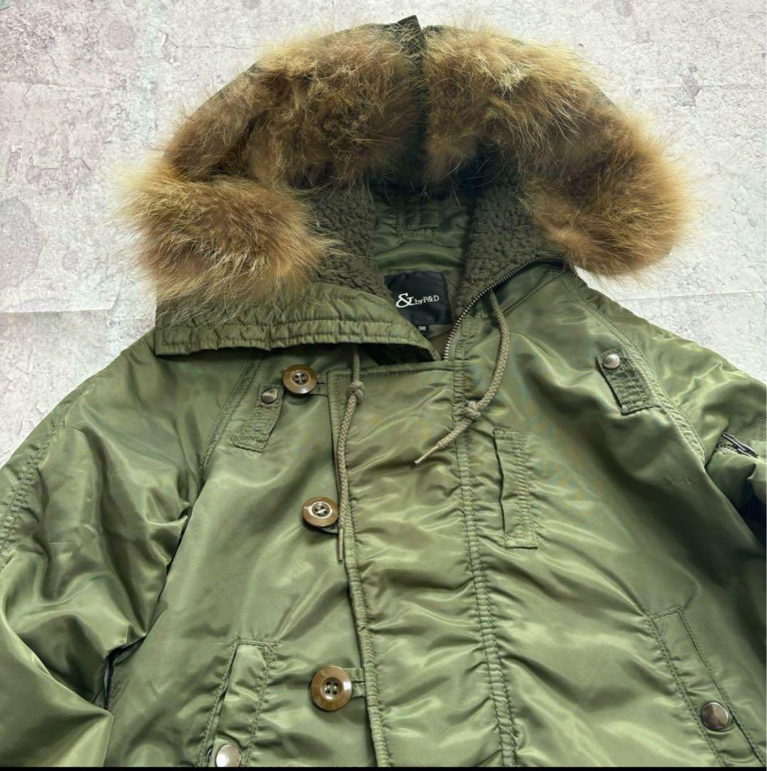 ジャケット・アウター archive N-2B fur military jacket y2k