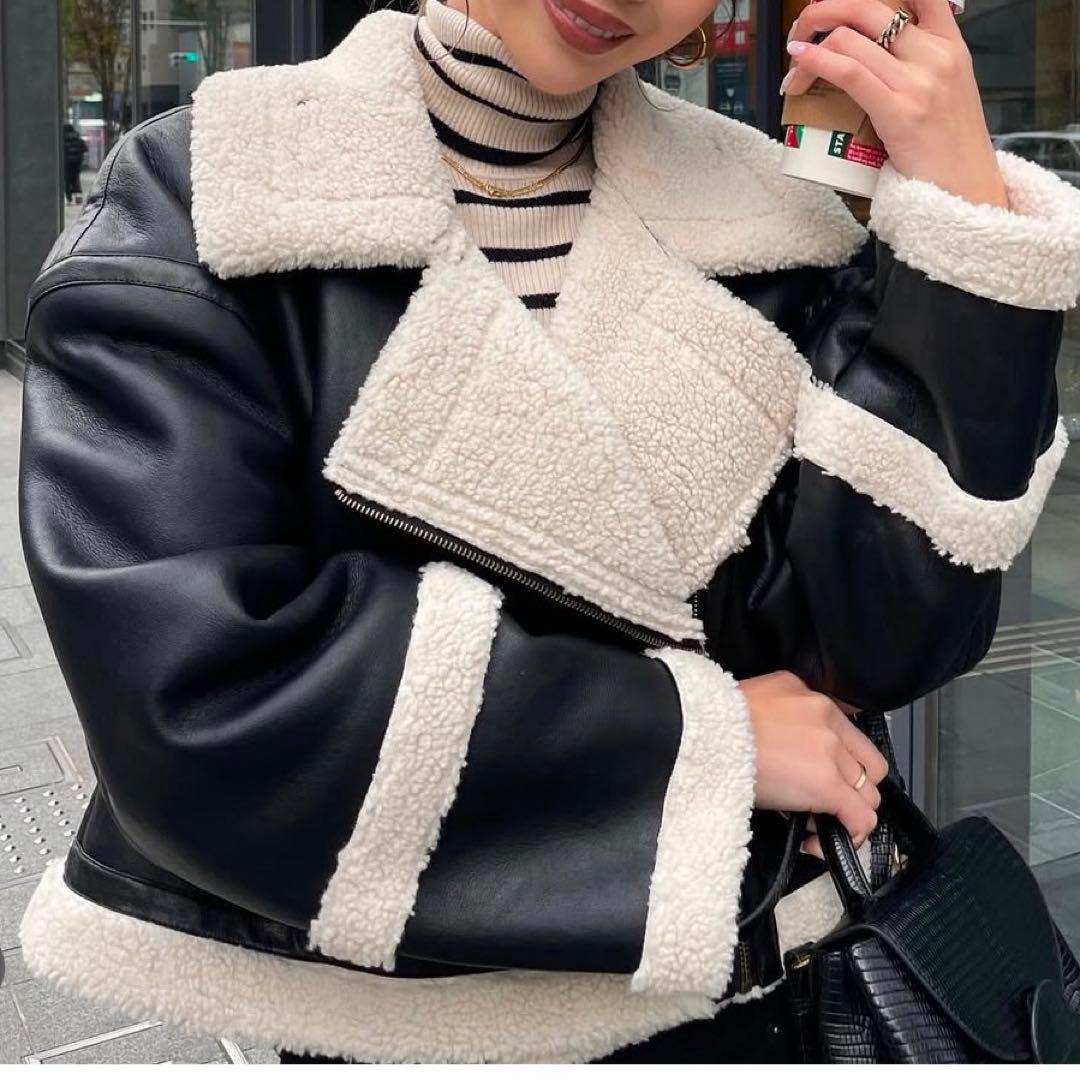 24時間限定値下げ❗️DIANTE MOUTON LOOSE JACKET