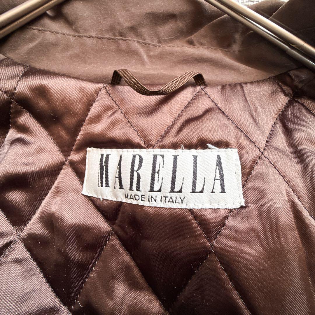 美品 MARELLA MaxMara キルティングインナーコート ブラウン 40