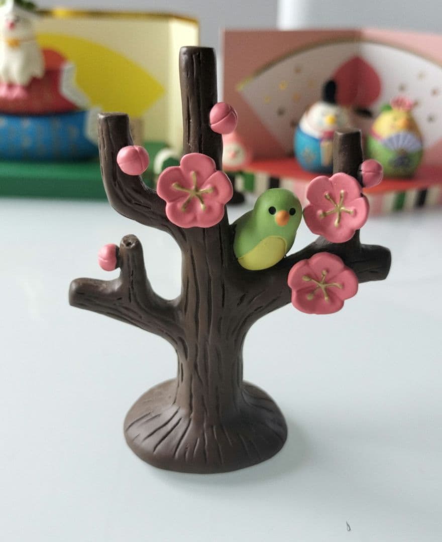 レア★コンコンブル★文鳥鯉のぼり★インコのお雛様、文鳥のぼんぼり★梅とうぐいす