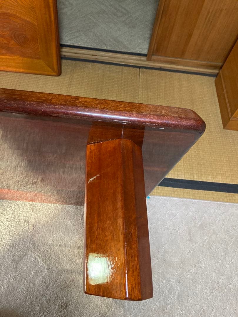 天然木の高級座卓（一枚板、匠職人の希少品）