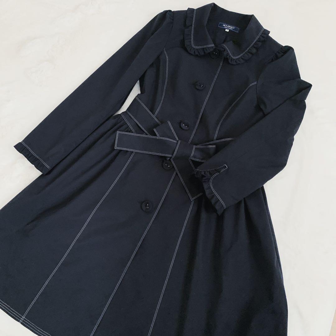 エムズグレイシー　エレガントコート 襟袖フリル リボン カタログ掲載 38