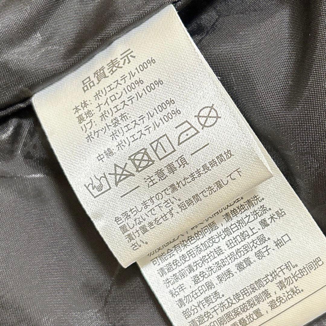 ATHLETA ブラック キルティング ベンチコート 160 サッカー アスレタ