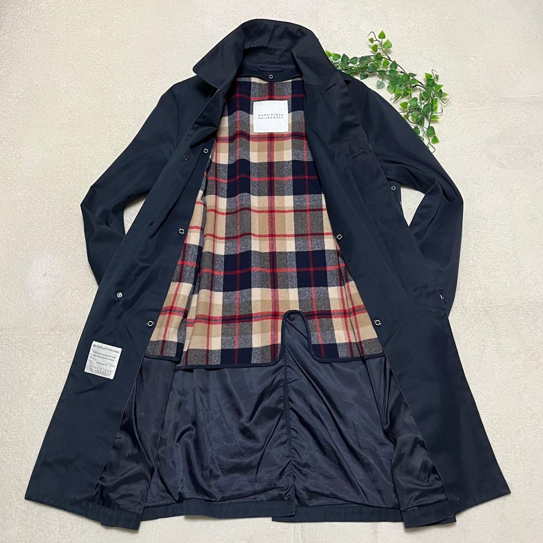 マッキントッシュ　フィロソフィー　ダンケルド　ステンカラーコート　Aライン