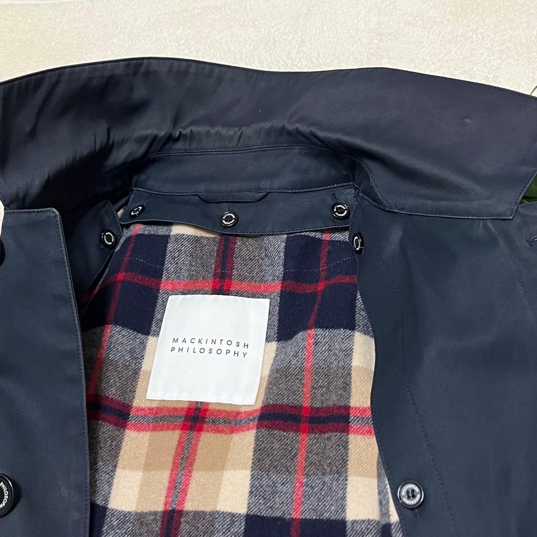 マッキントッシュ　フィロソフィー　ダンケルド　ステンカラーコート　Aライン