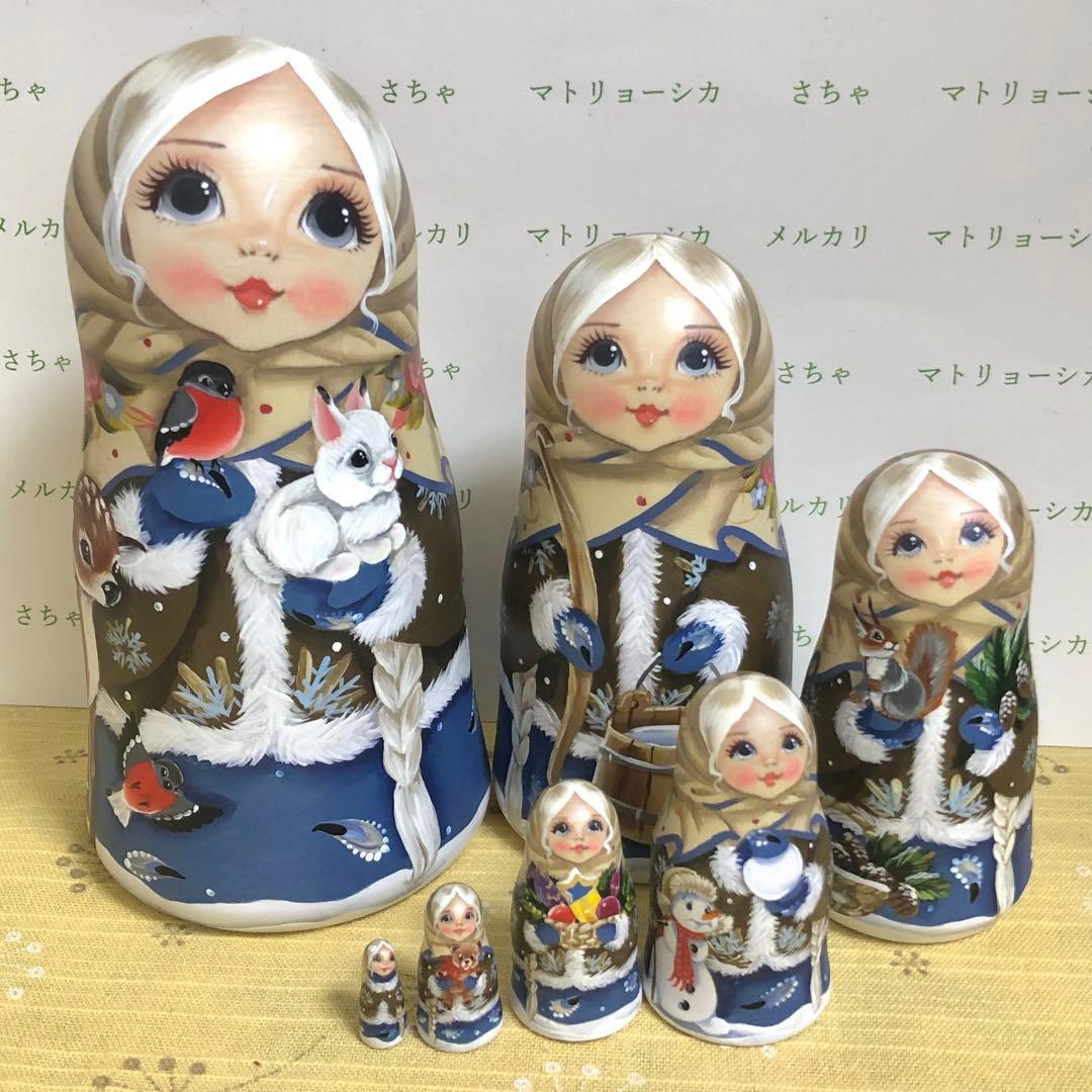 スヴェトラーナ・ニコラエヴァ　マトリョーシカ　7体　ロシア雑貨