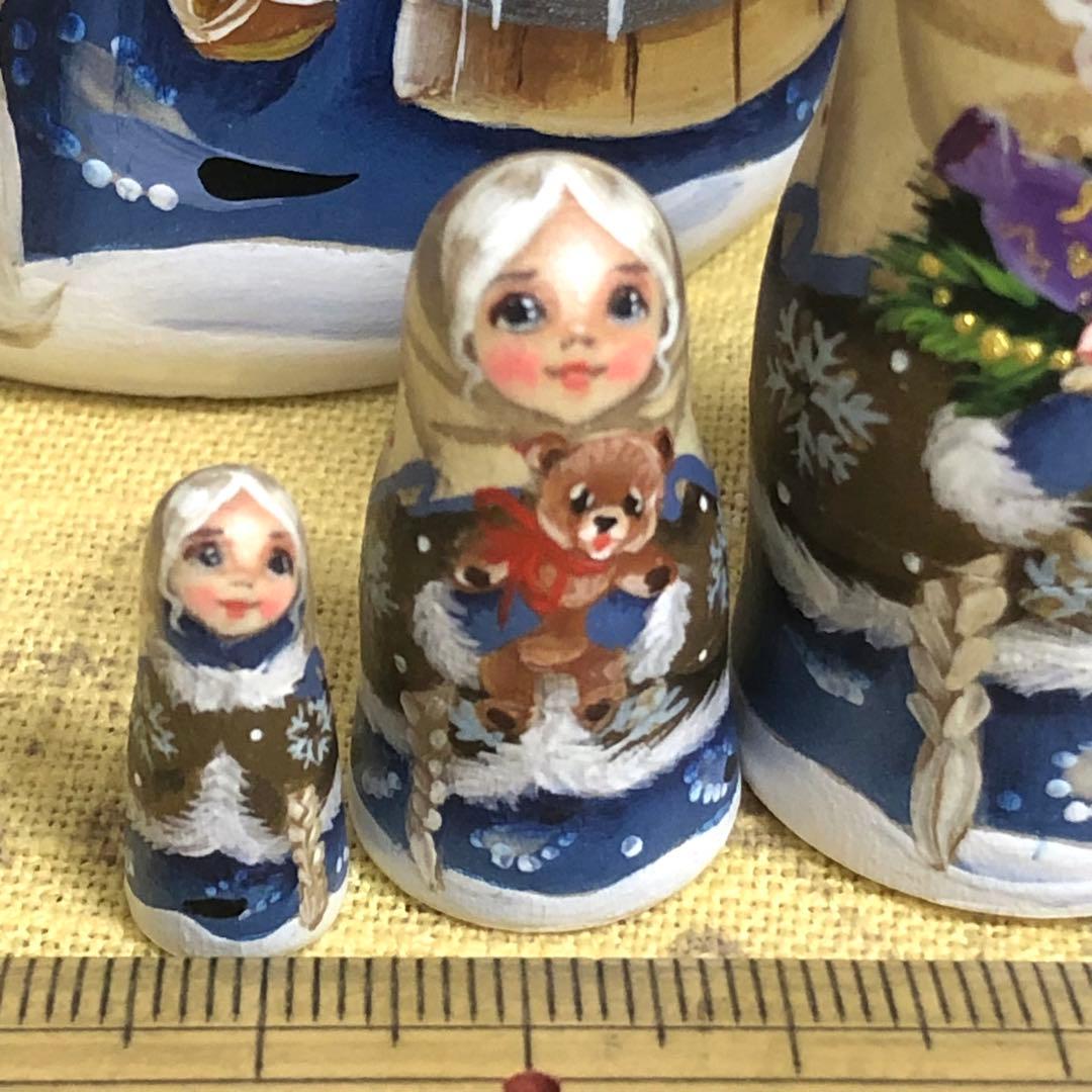 スヴェトラーナ・ニコラエヴァ　マトリョーシカ　7体　ロシア雑貨