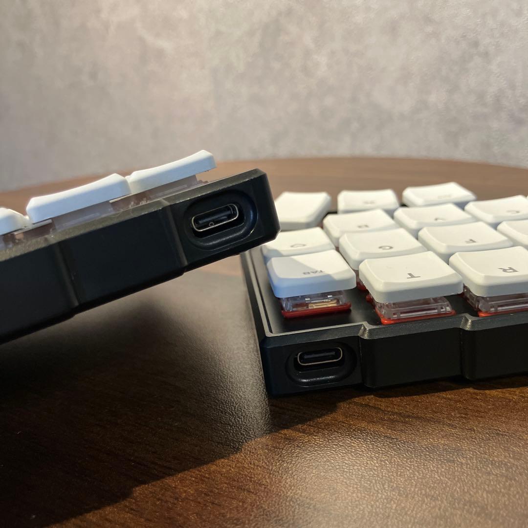 【完成品】Corne V4 Chocolate 分割キーボード ロープロファイル