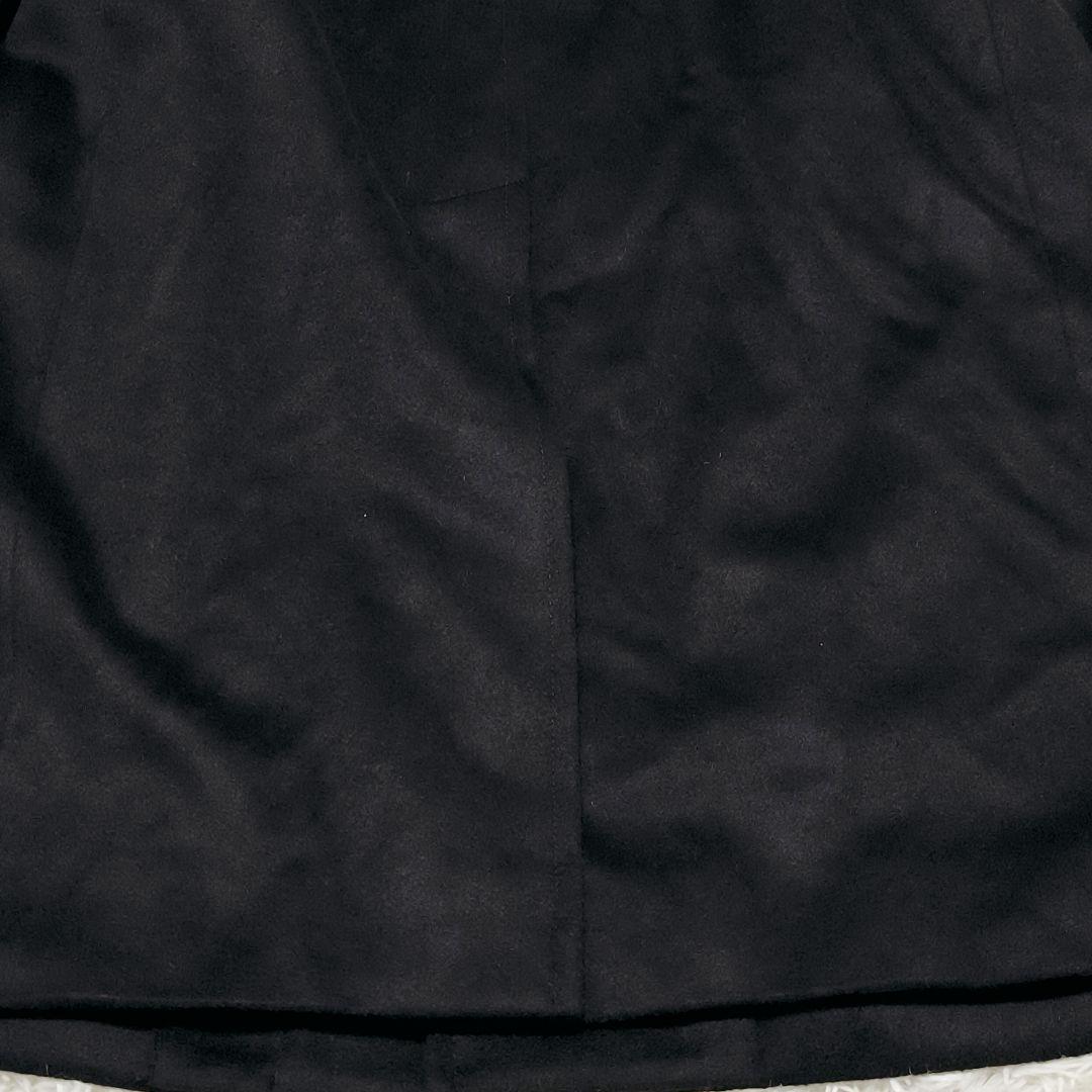 ピュアカシミヤ100% ステンカラーコート ベルト付 ロングコート