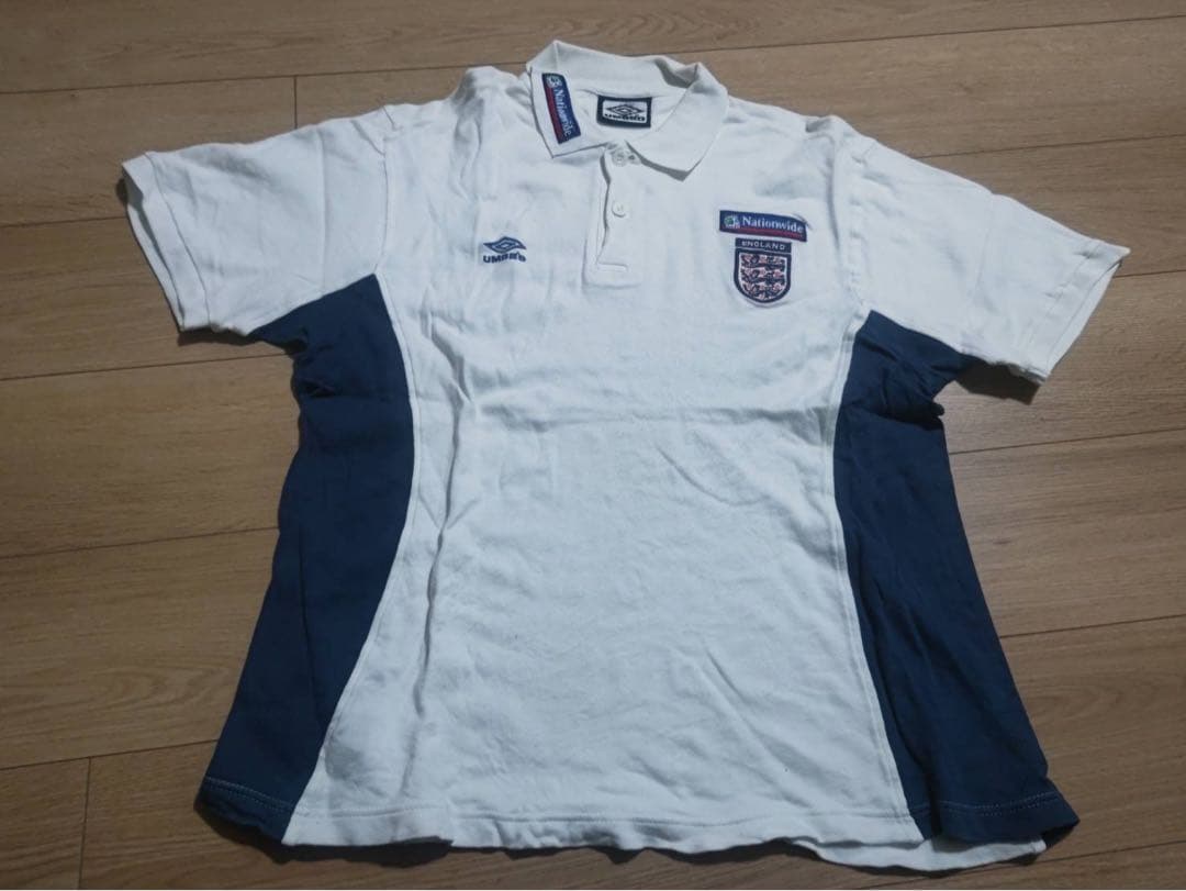 希少！イングランド代表 ポロシャツ ヴィンテージ アンブロ Nationwide