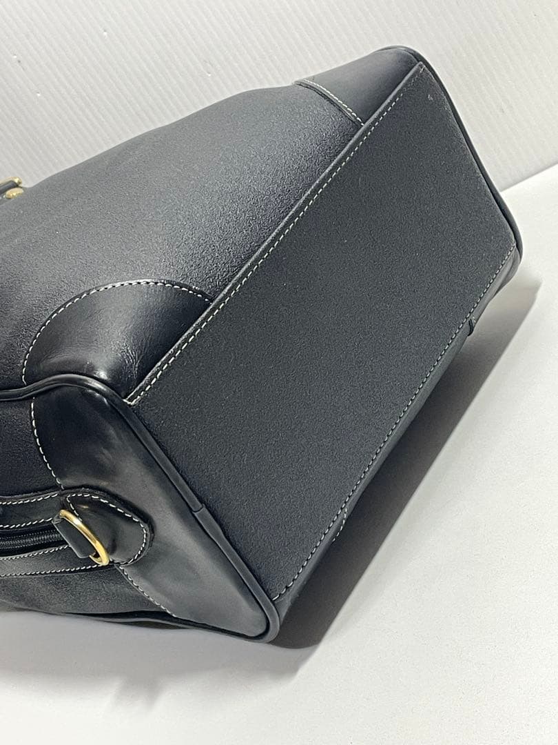 AA51■ほぼ未使用 BURBERRY GOLF バッグ レザー ノバチェック