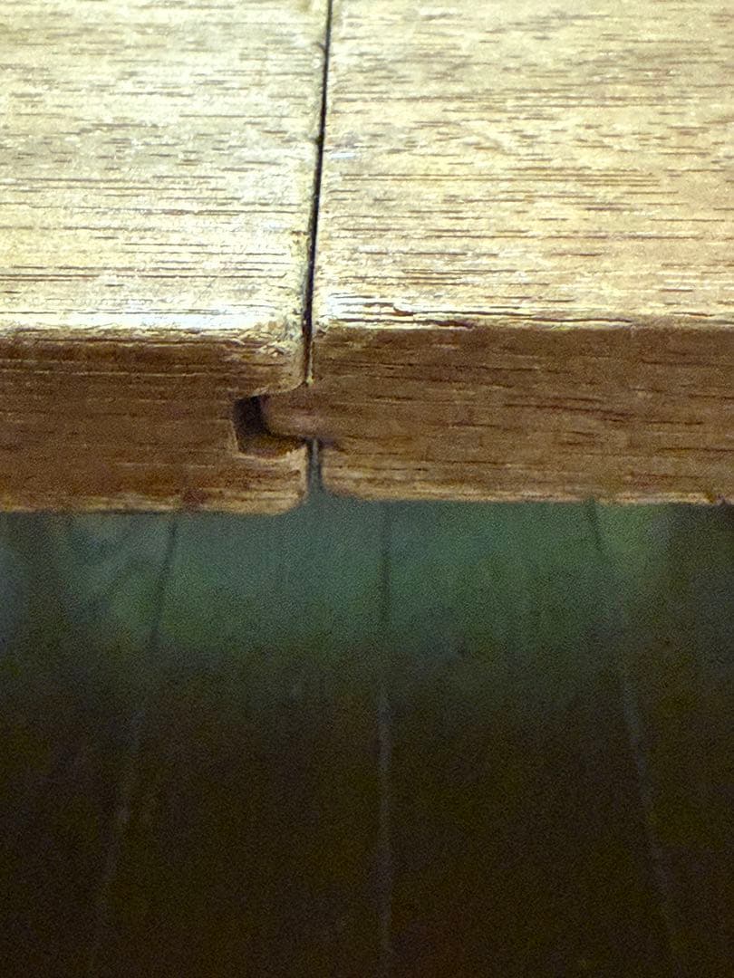 昭和レトロ　古い木製折りたたみ文机　テーブル ① アンティーク