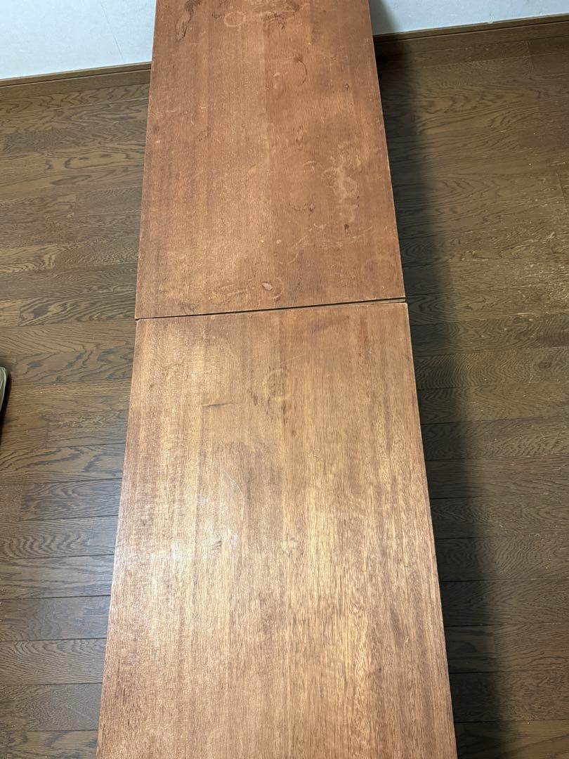 昭和レトロ　古い木製折りたたみ文机　テーブル ① アンティーク