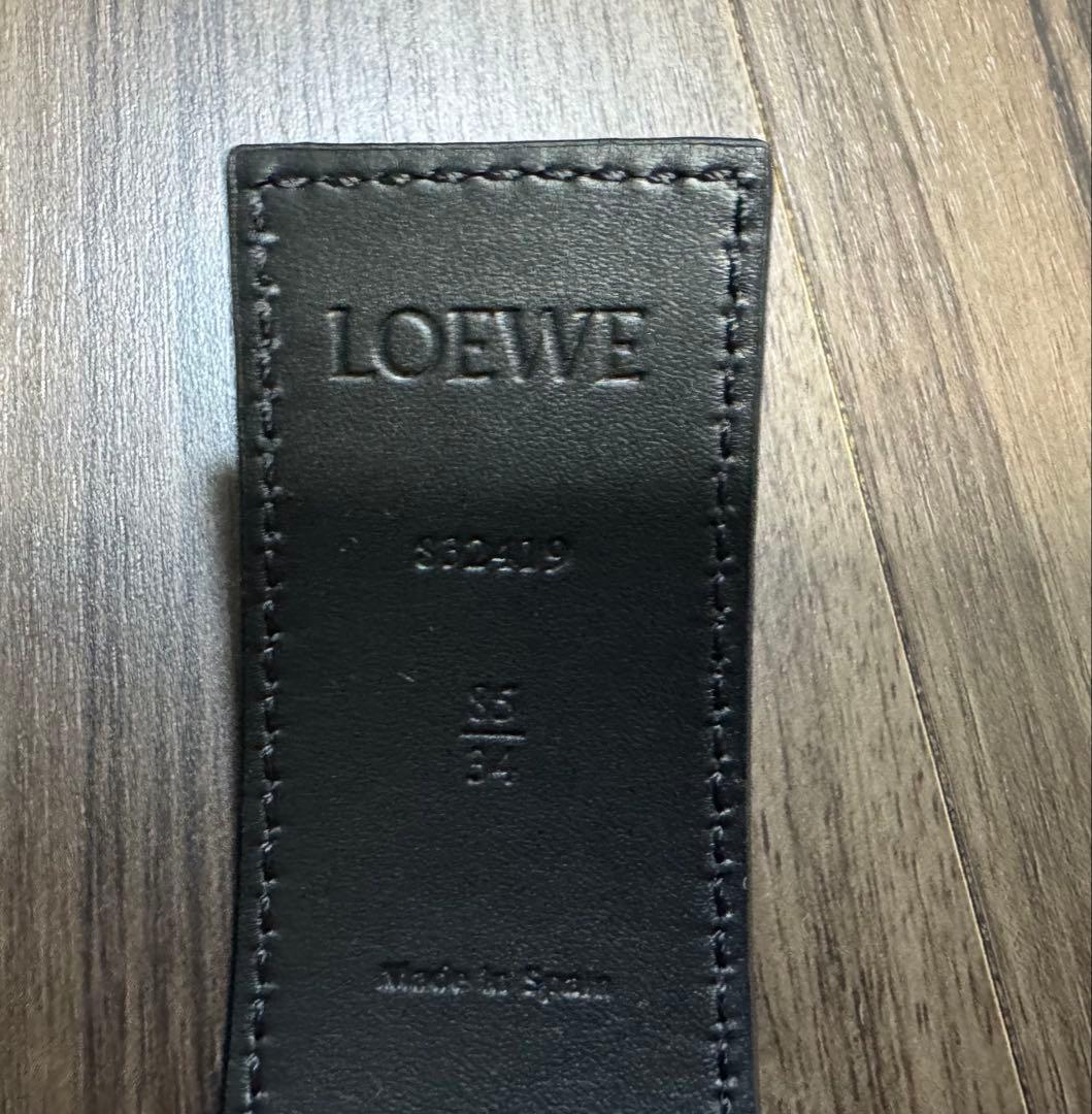 LOEWE リバーシブル ベルト ブラック