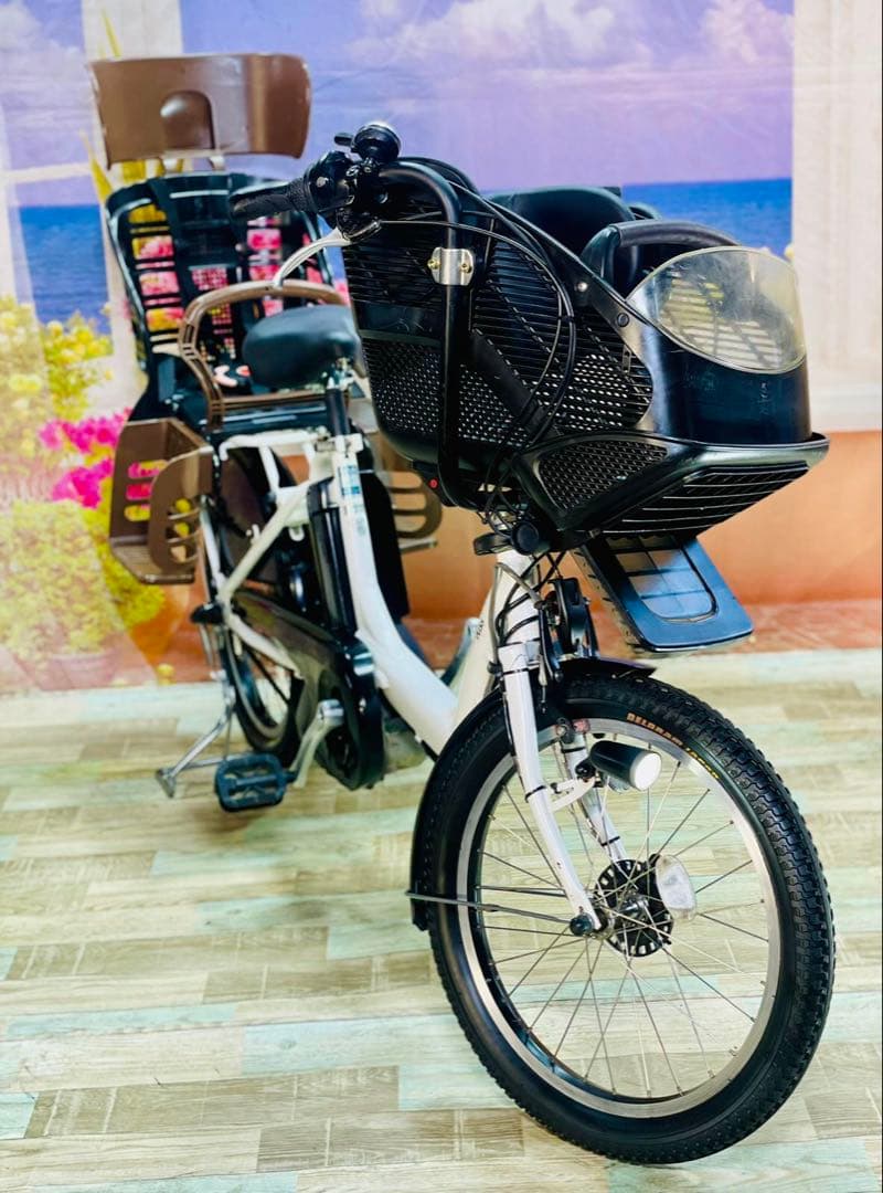 ヤマハパスキス⭐️人気モデル！子供乗せ電動アシスト自転車Y3194