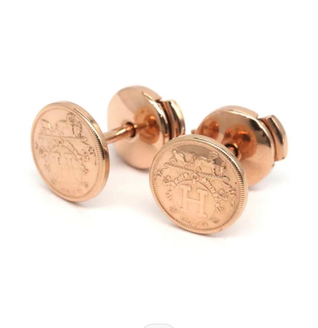 エルメス　エクスリブリス ピアス TPM(片耳用)