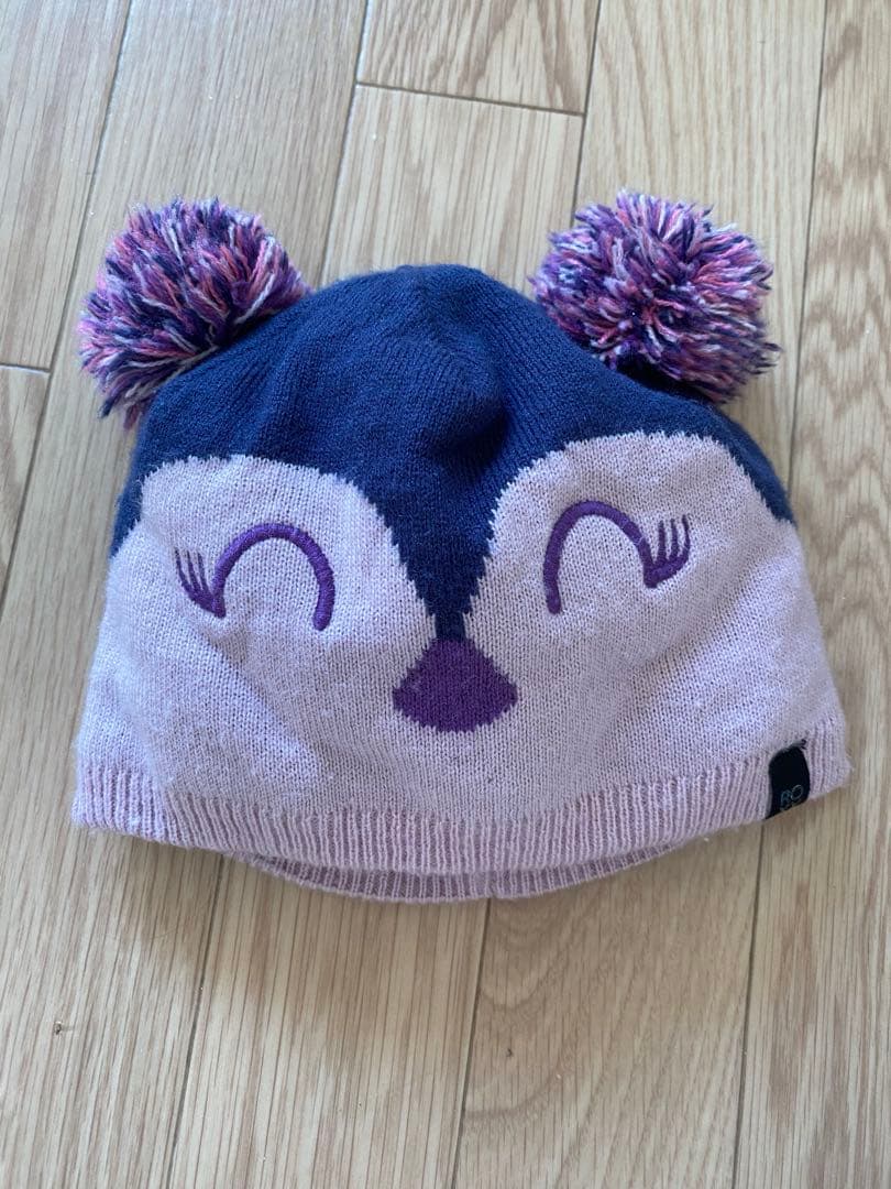 ROXYロキシースキーウエアスノーウェア110120130ニット帽3点セット