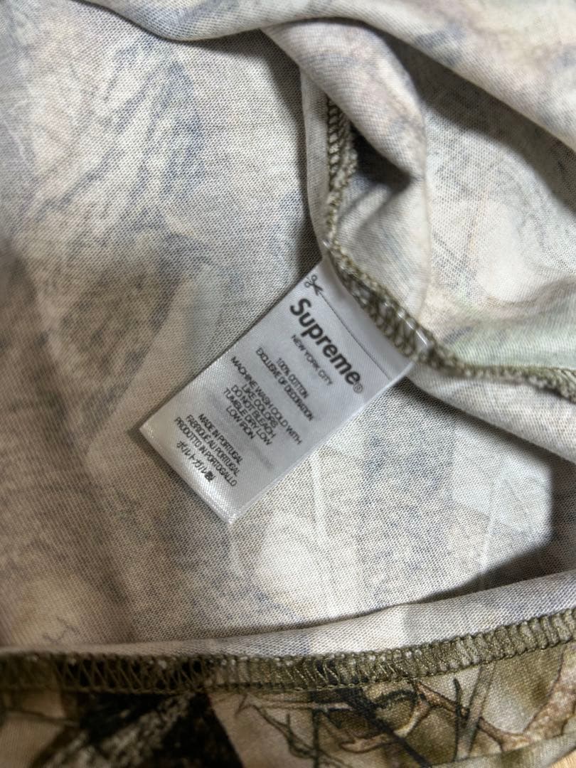 supreme small box logo tee camo リアルツリー