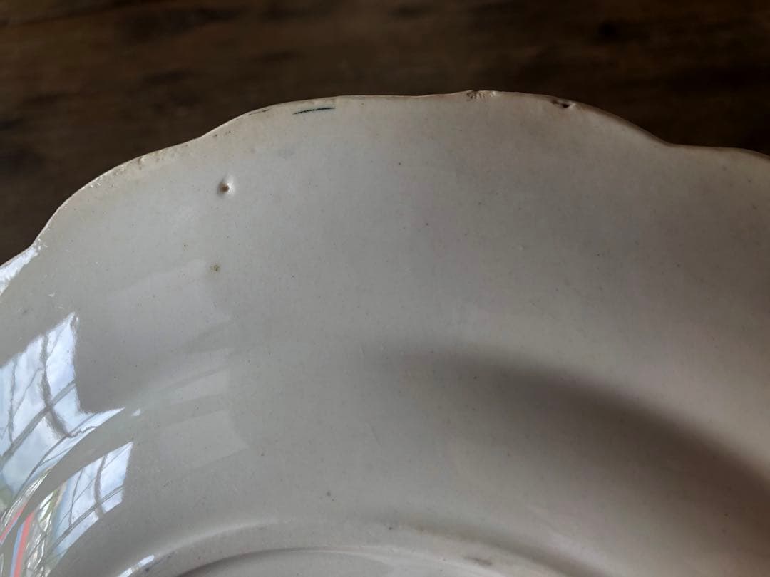 フランス/ショワジー・ル・ロワ/パヴォディナー平皿「E」