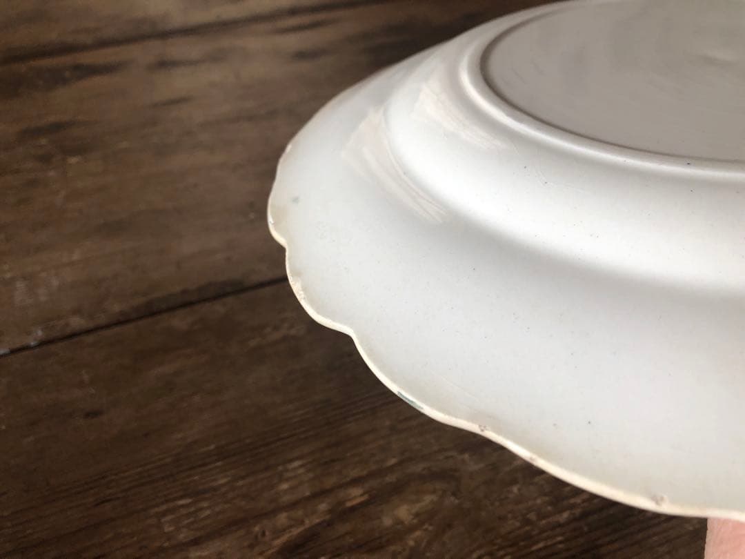 フランス/ショワジー・ル・ロワ/パヴォディナー平皿「E」