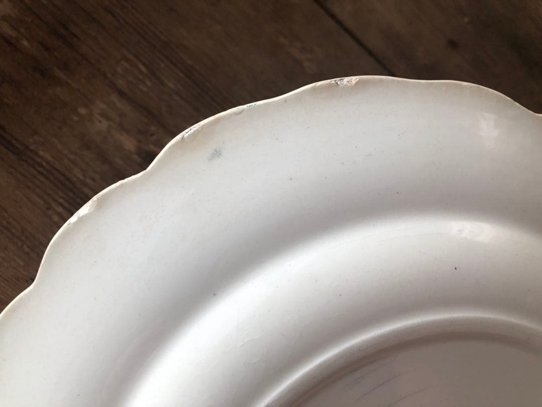 フランス/ショワジー・ル・ロワ/パヴォディナー平皿「E」