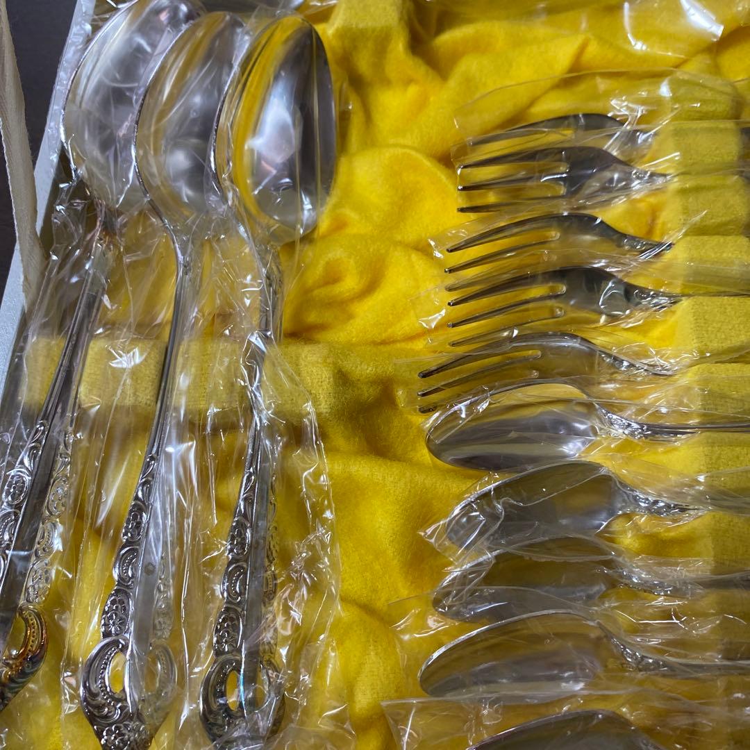 記念品　銀仕上げカトラリーセット